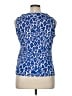 Rafaella Studio Blue Sleeveless Blouse Size XL - photo 2