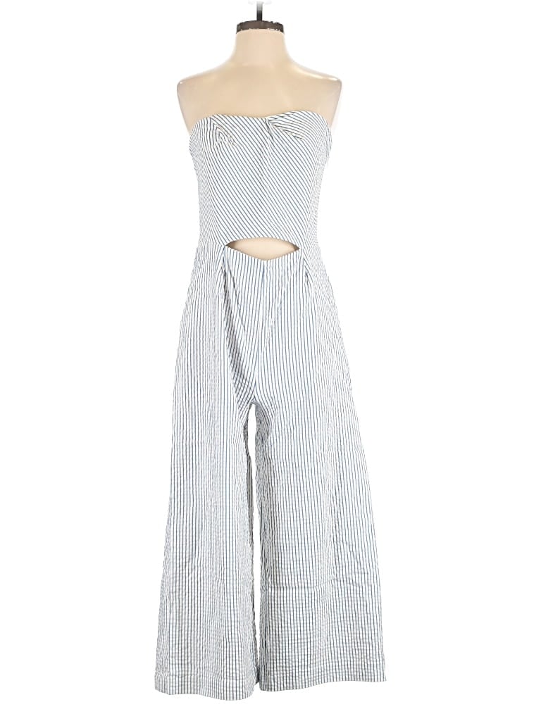 Pre-owned Zara Basic Jumpsuit In Blue
