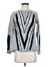 Nanette Lepore Chevron-herringbone Gray Pullover Sweater Size S - photo 1