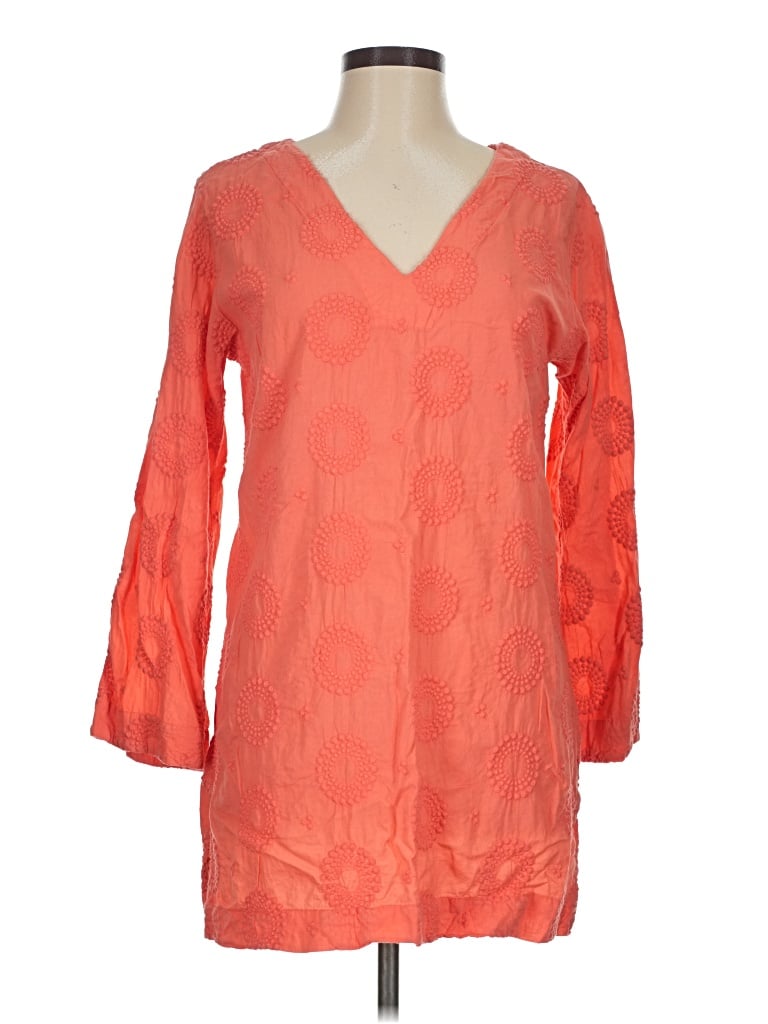 Pre-owned Helen Jon Casual Dress In Orange
