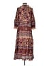 BTFL- Life 100% Rayon Paisley Brown Casual Dress Size S - photo 2