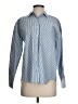 Knix 100% Cotton Stripes Blue Long Sleeve Button-Down Shirt Size S - photo 1