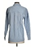 Knix 100% Cotton Stripes Blue Long Sleeve Button-Down Shirt Size S - photo 2