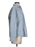 Knix 100% Cotton Stripes Blue Long Sleeve Button-Down Shirt Size S - photo 4
