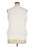 Calvin Klein 100% Polyester Ivory Sleeveless Blouse Size XL - photo 2