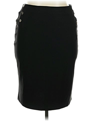 Maze Collection Faux Leather Skirt (view 1)