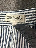 Madewell 100% Cotton Stripes Blue Shorts Size XS - photo 3