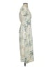 Monteau 100% Polyester Paisley Ivory Green Casual Dress Size S - photo 4