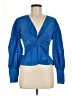 Veronica Beard 100% Polyester Blue 3/4 Sleeve Blouse Size 6 - photo 1
