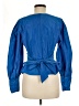 Veronica Beard 100% Polyester Blue 3/4 Sleeve Blouse Size 6 - photo 2