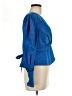 Veronica Beard 100% Polyester Blue 3/4 Sleeve Blouse Size 6 - photo 4