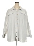 Unbranded Houndstooth Ivory Gray 3/4 Sleeve Blouse Size 4X - photo 1