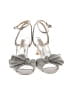 Badgley Mischka Metallic Silver Sandals Size 9 - photo 2