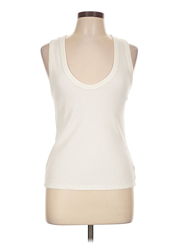 Pre-owned Universal Thread Tank Top Ivory Halter Neckline Tops