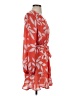 VICI 100% Polyester Print Orange Casual Dress Size S - photo 4