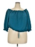 Lane Bryant 100% Polyester Teal 3/4 Sleeve Blouse Size 18 (3) - photo 1