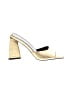 Azalea Wang Metallic Gold Sandals Size 9 - photo 1