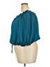 Lane Bryant 100% Polyester Teal 3/4 Sleeve Blouse Size 18 (3) - photo 5