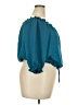 Lane Bryant 100% Polyester Teal 3/4 Sleeve Blouse Size 18 (3) - photo 4