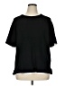 Design History Black Short Sleeve Top Size 1X - photo 1