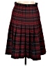 Lands' End Plaid Red Casual Skirt Size 8 - photo 1