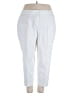 Talbots Solid White Casual Pants Size 20 - photo 1