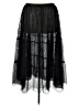 Halogen 100% Polyester Black Formal Skirt Size L - photo 2