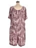 Lularoe Tie-dye Burgundy Romper Size 3X - photo 2