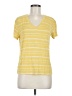 Nine West Yellow Short Sleeve Top Size M - photo 1