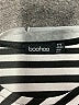 Boohoo Stripes Black Casual Dress Size 8 - photo 7