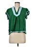 Umgee Green Short Sleeve Blouse Size M - photo 1