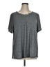 Tek Gear Gray Short Sleeve Henley Size 1X - photo 1