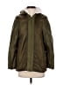 Mango 100% Polyester Solid Green Raincoat Size XXS - photo 1