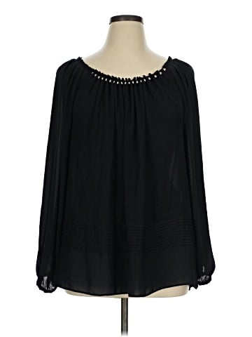 Jennifer Lopez Long Sleeve Blouse (view 1)