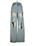 Forever 21 100% Cotton Hearts Blue Jeans Size 25 waist - photo 1