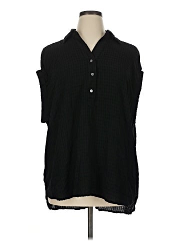 Jane and Delancey Sleeveless Button-Down Shirt (view 1)