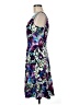 Connected Apparel Print Purple Cocktail Dress Size 6 - photo 5