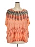 Catherines Orange Short Sleeve Blouse Size 4X - photo 1