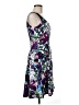 Connected Apparel Print Purple Cocktail Dress Size 6 - photo 4