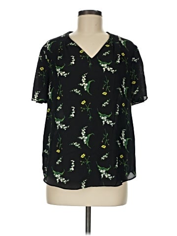 Ann Taylor Factory Short Sleeve Blouse (view 1)