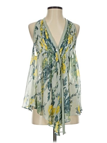 Elizabeth and James Sleeveless Silk Top (view 1)