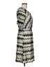 Pixley Chevron-herringbone Gray Casual Dress Size L - photo 4