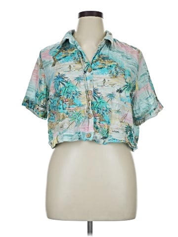 C&C California Short Sleeve Blouse (view 1)