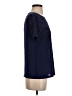 Madewell 100% Silk Blue Short Sleeve Top Size XS - photo 4