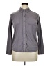 Unbranded Solid Gray Long Sleeve Button-Down Shirt Size XL (estimated) - photo 1
