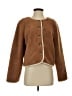 Ann Taylor 100% Polyester Brown Cardigan Size S - photo 1