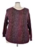 Westport 1962 Tweed Burgundy Pullover Sweater Size 3X - photo 1