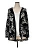 Belldini Floral Black Cardigan Size 1X - photo 1