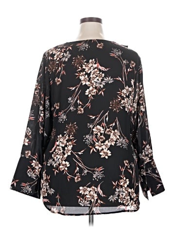 Roz & Ali Long Sleeve Blouse (view 2)