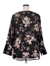 Roz & Ali 100% Polyester Black Long Sleeve Blouse Size 2X - photo 2